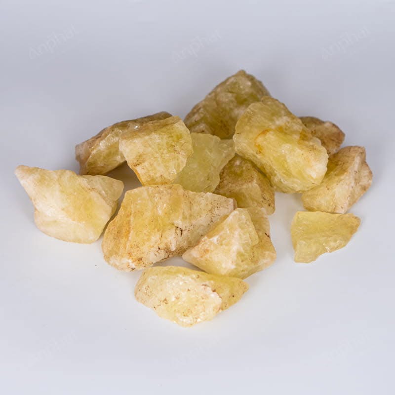 Vụn Đá Thạch Anh Vàng Thô Đẹp 2-5cm