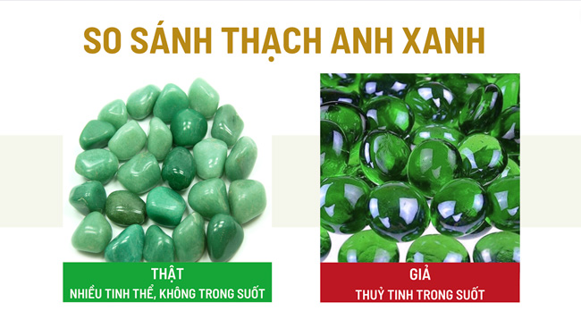 Thuỷ tinh trong suốt giả làm thạch anh