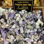 Vụn Đá Thạch Anh Tím Mài Bóng Thường 9-12mm
