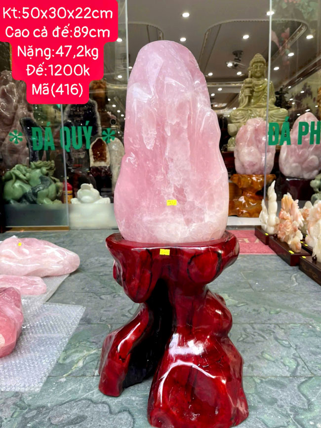 Đá Cảnh Thạch Anh Hồng 47,2kg