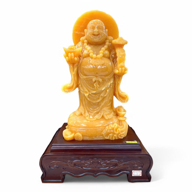 Tượng Phật Di Lặc Ngọc Hoàng Long 60cm