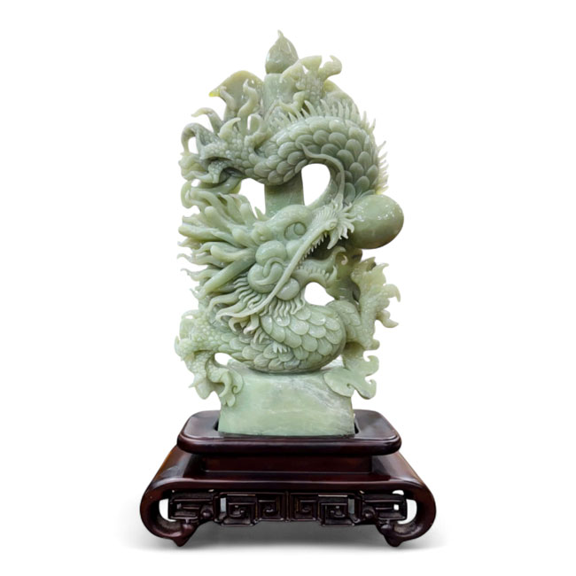 Nhất Long Chầu Ngọc 40cm