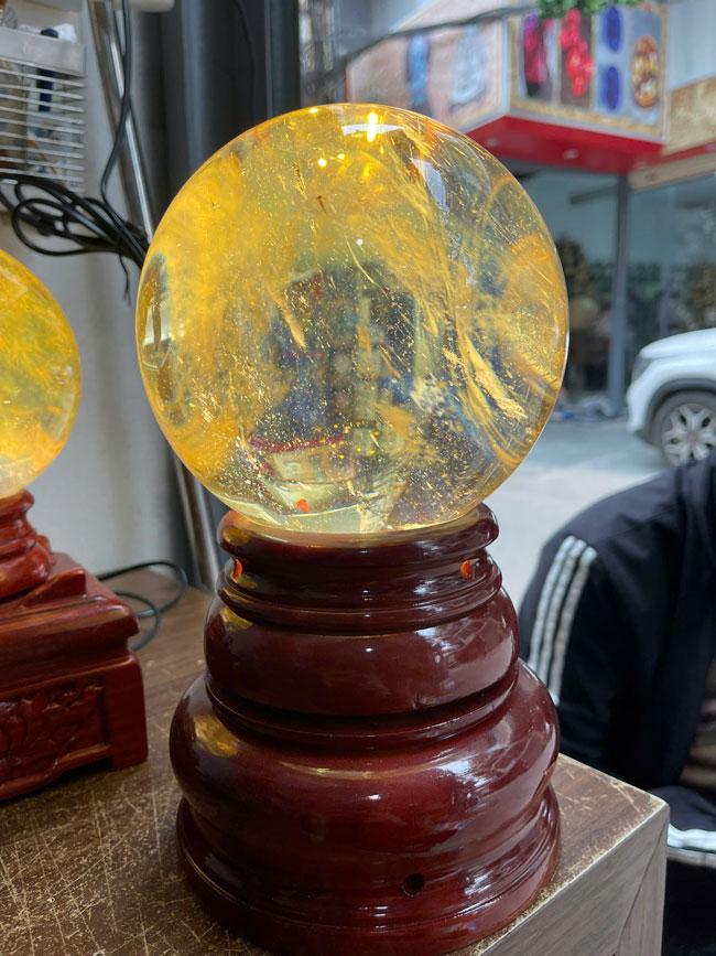 Quả Bi Cầu Đấu Núi Lửa Vàng 2,4kg