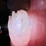 Phật Bà Đá Thạch Anh Hồng Nguyên Khối Cao 85cm