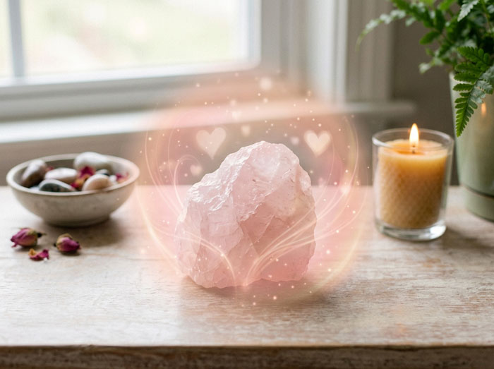 Đá thạch anh hồng có năng lượng gì