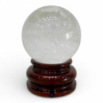 Quả Cầu Đá Phong Thủy Thạch Anh Trắng 1,2kg