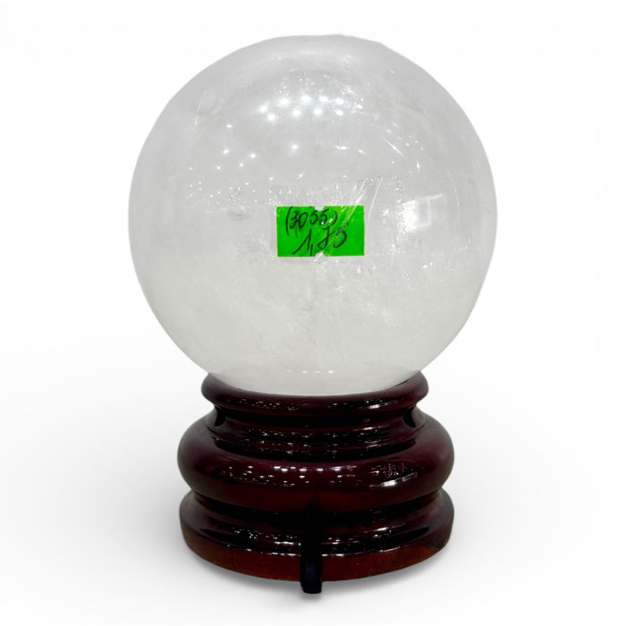 Quả Cầu Đá Phong Thủy Thạch Anh Trắng 1,75kg