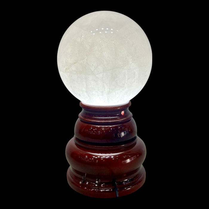 Quả Cầu Đá Phong Thủy Thạch Anh Trắng 3,33kg