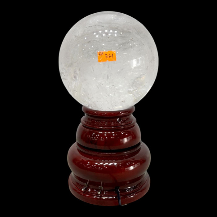 Quả Cầu Đá Phong Thủy Thạch Anh Trắng 3,61kg