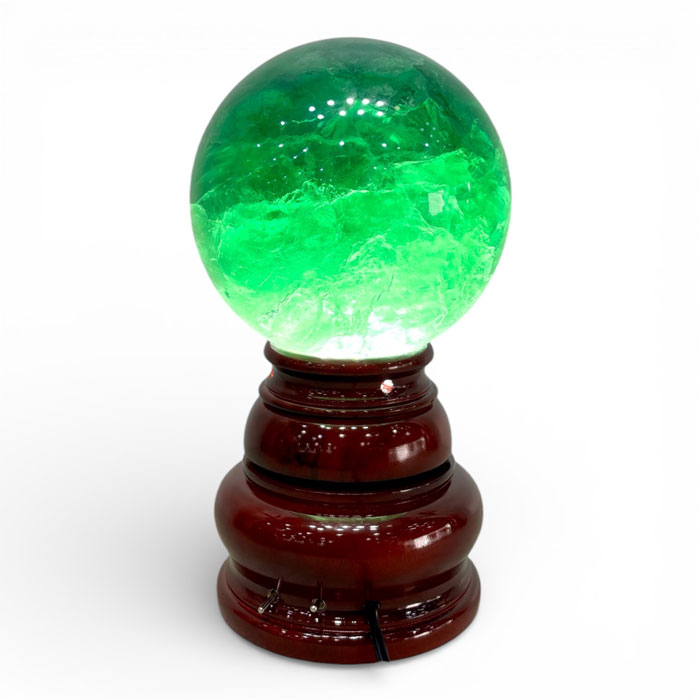 Quả Cầu Đá Phong Thủy Thạch Anh Xanh 4,51kg