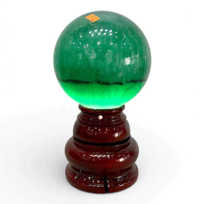 Quả Cầu Đá Phong Thủy Thạch Anh Xanh 6,13kg