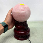 Quả Cầu Đá Phong Thủy Thạch Anh Hồng 2,62kg