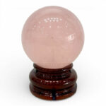 Quả Cầu Phong Thủy Đá Thạch Anh Hồng 1,55kg