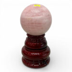 Quả Cầu Đá Phong Thủy Thạch Anh Hồng 2,62kg