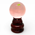 Quả Cầu Đá Phong Thủy Thạch Anh Hồng 3,58kg