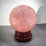 Quả Cầu Đá Phong Thủy Đá Thạch Anh Hồng 9,56kg