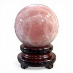 Quả Cầu Đá Phong Thủy Thạch Anh Hồng 10,12kg
