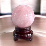 Quả Cầu Đá Phong Thủy Thạch Anh Hồng 1,68kg