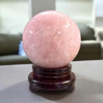 Quả Cầu Đá Phong Thủy Thạch Anh Hồng 6,84kg