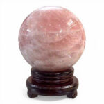 Quả Cầu Đá Phong Thủy Thạch Anh Hồng 7,72kg