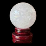 Quả Cầu Đá Phong Thủy Thạch Anh Trắng 1,02kg