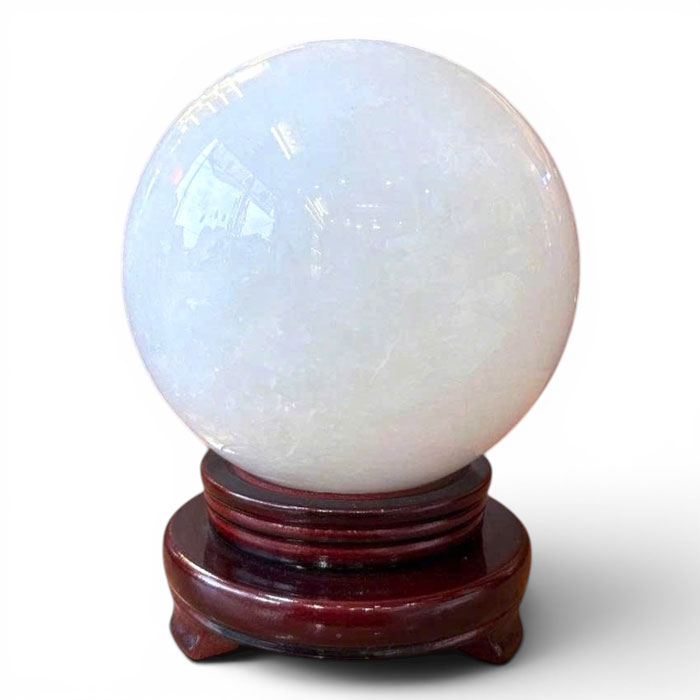 Quả Cầu Đá Phong Thủy Thạch Anh Trắng 7,16kg