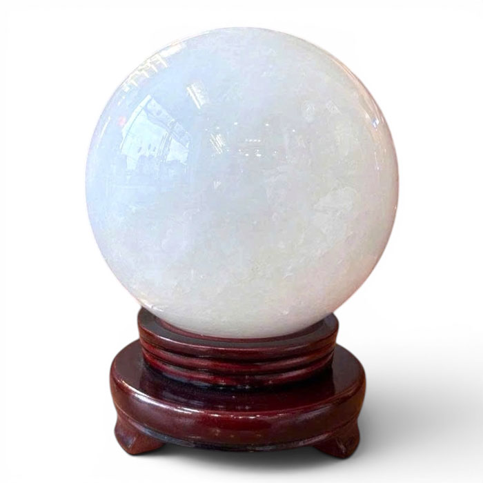 Quả Cầu Đá Phong Thủy Thạch Anh Trắng 7,1kg