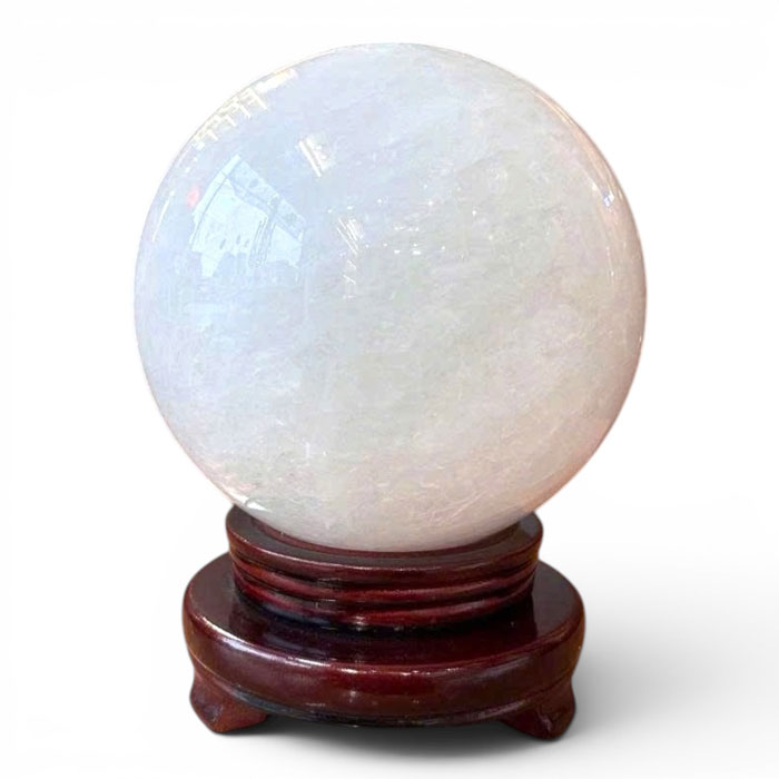 Quả Cầu Đá Phong Thủy Thạch Anh Trắng 7,86kg