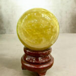 Quả Cầu Đá Phong Thủy Thạch Anh Vàng 11,27kg