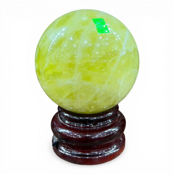 Quả Cầu Đa Phong Thủy Thạch Anh Vàng 2,46kg