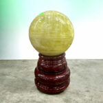 Quả Cầu Đá Phong Thủy Thạch Anh Vàng 6,45kg