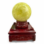 Quả Cầu Đá Phong Thủy Thạch Anh Vàng 6,66kg