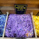 Vụn Đá Thạch Anh Tím Mài Bóng 3-5mm