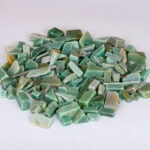 Vụn Đá Thạch Anh Xanh Thô 1-2cm