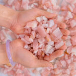 Vụn Đá Thạch Anh Hồng Thô 0,9-2cm