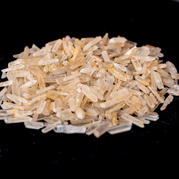 Vụn Đá Thạch Anh Vàng Thô Trong 1-2cm