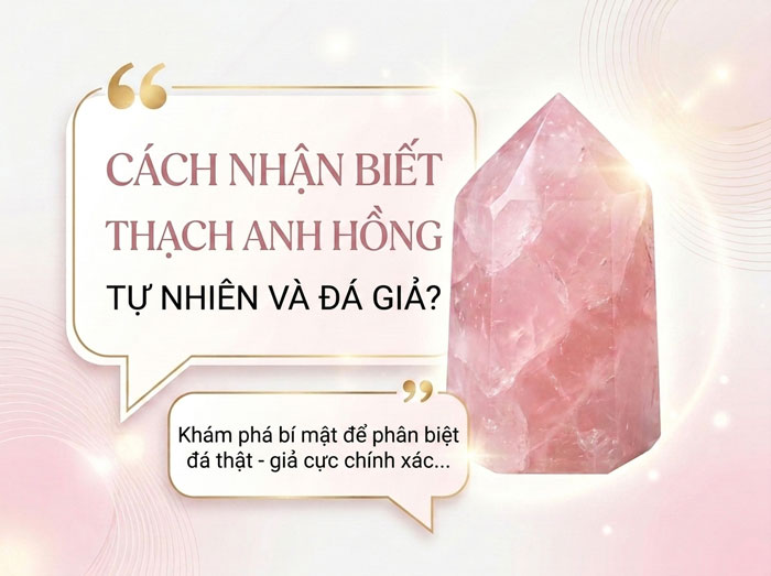 Cách Nhận Biết Đá Thạch Anh Hồng Tự Nhiên | 7 Dấu Hiệu Quan Trọng