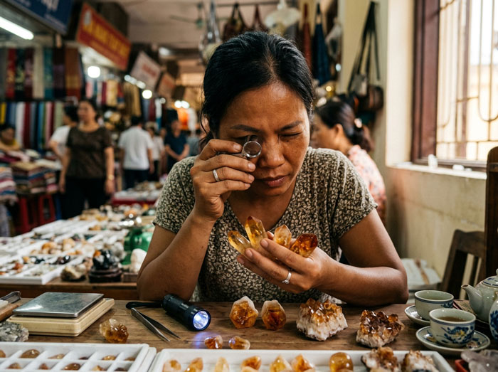 Cách nhận biết đã thạch anh tự nhiệt hay xử lý nhiệt bằng mát thường