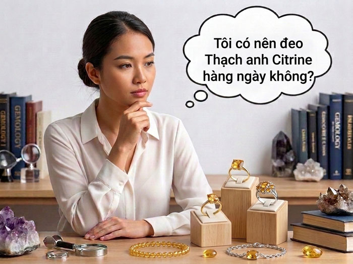 Có Nên Đeo Đá Thạch Anh Vàng Hàng Ngày Không? Những Điều Bạn Cần Biết
