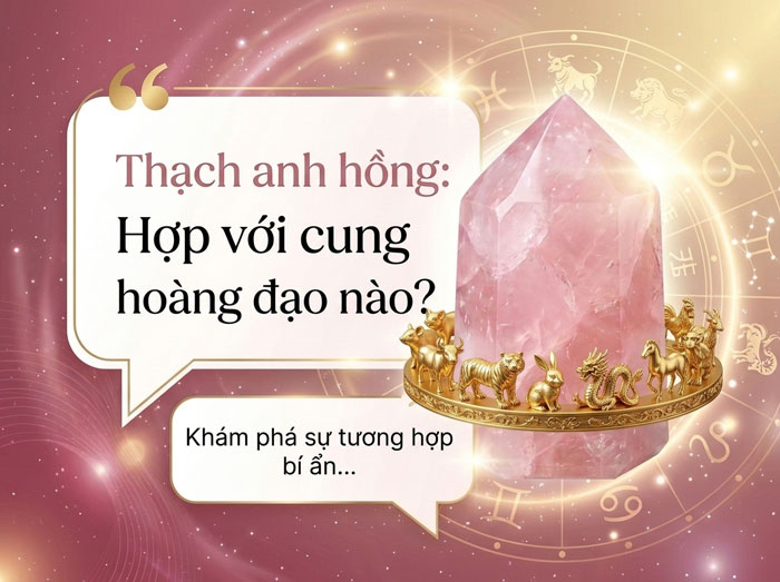 Đá Thạch Anh Hồng Hợp Tuổi Nào? Cách Chọn Theo Phong Thủy