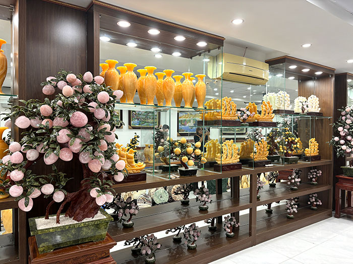 C&acirc;y đ&agrave;o đ&aacute; thạch anh hồng tại Minh Anh