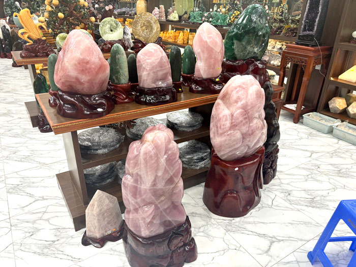 Đá cảnh thạch anh hồng
