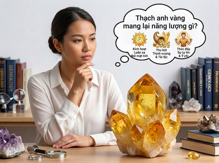 Thạch anh vàng mang về năng lượng gì?